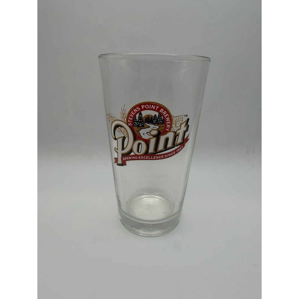 Stevens Point Brewery Point Beer Pint Glass Wisconsin Brewing Since 1857
